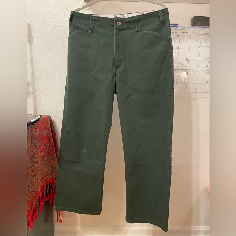 Ben Davis classic cut work pants, Rare short hem